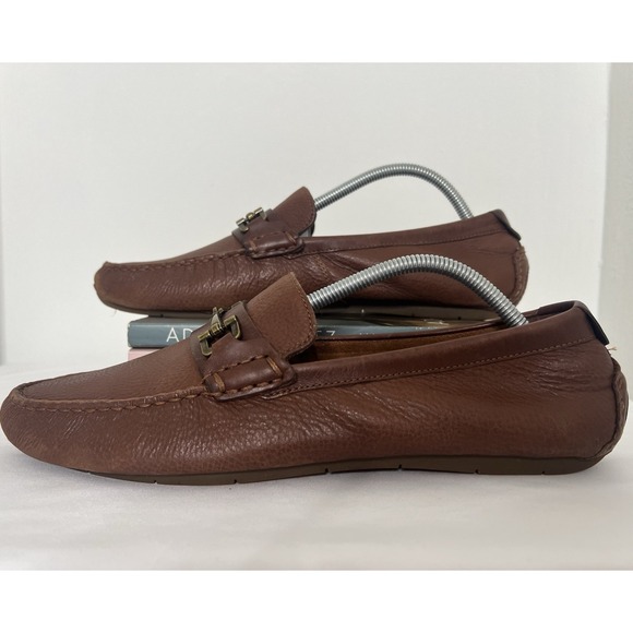 Cole Haan Somerset Horse Bit Brown Leather Dress Loafers Casual Formal Shoes 10M main image 10